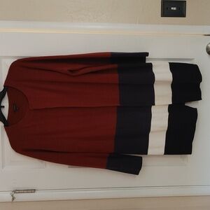 Color block cardigan